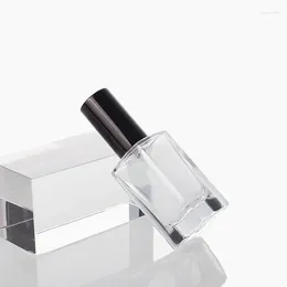 Storage Bottles 15ml 30ml Mini Perfume Refillable Glass Bottle Empty Spray Carry Press Sample Garrafa