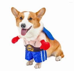 Dog Apparel Multiple Sizes Boxer Costumes Funny Style Soft And Comfortable Pet Warm Outfits Clothes Party Christmas Comical