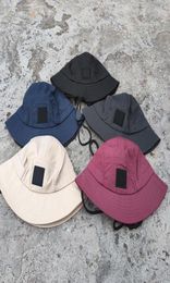 Bucket Hat New Fashion Foldable Fisherman Hat Unisex Designer Stingy Brim Hats Outdoor Sunhat Hiking Climbing Hunting Beach Fishin3071825