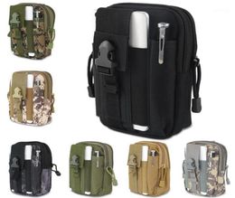 1Pcs Tactical Pouch Molle Hunting Bags Belt Waist Bag Pack Outdoor Pouches Phone Case Pocket Travel Camping Bags1174J9626305