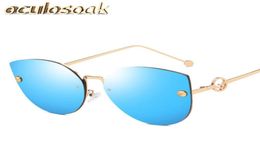 Sunglasses 2021 Women039s Brand Design Cat Eye Big Frame Facelift Fshaped UV4005218930