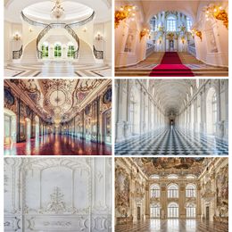 Palace European Style Retro Building Theme Photography Backdrops Props Theater Opera Old Church Photo Studio Background EE-01