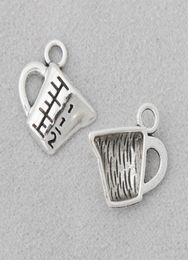 Whole Vintage Alloy Antique Silver Colour Measuring Cup Charms Daily Use Tools Charms 1315mm 100pcs AAC15556839198