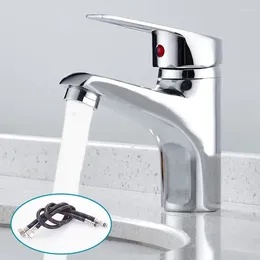 Bathroom Sink Faucets Fast Basin Faucet Chrome Tap And Cold Water Hose Accessory