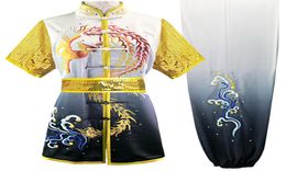 Chinese Wushu uniform Kungfu clothes taolu outfit Martial arts outfit changquan garment Routine kimono for men women boy girl chil3655580