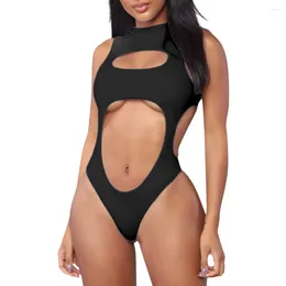 Women's Swimwear Womens Sexy Hole Swimming Padded Swimsuit Monokini Push Up Bikini Sets Bottoms