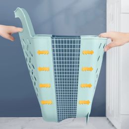 Baskets Put Clothes Organizer Bucket Dirty Laundry Basket Portable Bathroom Folding Dirty Clothes Storage Basket Household Wall Hanging