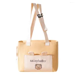 Cat Carriers Soft Bag High Quality Cartoon Foldable Dog Outgoing Anti-seismic Large Capacity Tote Summer