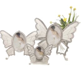 Frame 1PCS Colourful Butterfly Metal Frame Picture Frames Wall Photo Frame