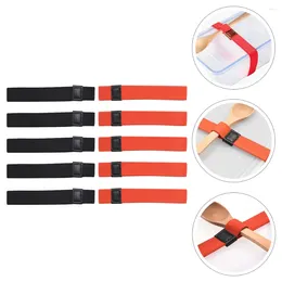 Dinnerware Bento Box Strap Travel Band Picnic Lunchbox Elastic Double Layer Coloured Bands