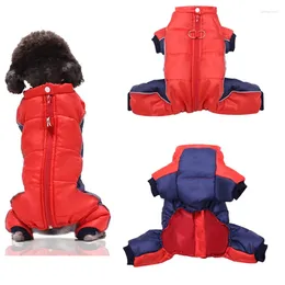 Dog Apparel Waterproof Clothing Winter Pet Outfit Reflective Jumpsuit Coat Jacket Puppy Pomeranian Poodle Bichon Schnauzer Clothes