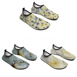 men women customized wading shoes cartoon animal design diy word black white blue red slip-on mens trainer gai 066