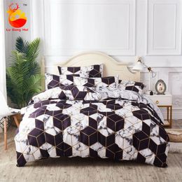 Bedding Sets Geometric Pattern Nordic Style Stone Quilt Cover Pillowcase No Bed Set Bohemian