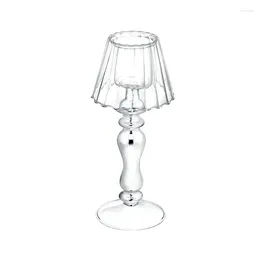 Candle Holders Retro Glass Holder Modern Home Decor Vintage Romantic Candlestick Wedding Candelabra Centrepieces A