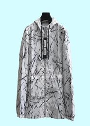Mens Jacket Spring Autumn Coat Designer Windrunner Fashion Hooded Jackets Sports Windbreaker Casual Zipper Coats Man Outerwear Clo5996566