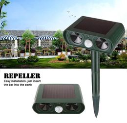 Household Pest Lemon Outdoor Solar Ultrasonic Animal Repeller Garden Cat Dog Fox Deer Mice Repellent Garden Pest Control Ro6765971