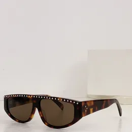 Sunglasses 2024 Acetic Acid Small Frame Glasses Decorated Euro-American Style Multi-Color Lady Black Designer Oculos Gaf