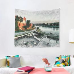 Tapestries Cracow Art 8 Wawel #cracow #krakow #city Tapestry Decorations For Your Bedroom Korean Room Decor Home Decoration Cute