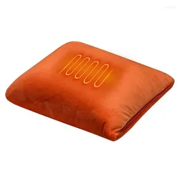 Blankets Electric Heated Blanket Heating Pillow Reusable Soft Warming Plush Lap For Living Room Bedroom