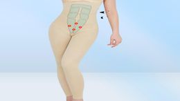 Waist Tummy Shaper Belly Flat Pants Slimming Legging Women Thigh Trimmer Legs Corrective Seamless High Control Panties Soft Bodysh1508810