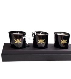 gift box set of 3 candles scented candle vip colllection C Home Decoration xmas gift1409989