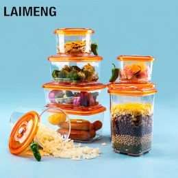 Machine LAIMENG Vacuum Container Plastic Food Storage Container With Lid Damp Proof Large Capacity Kitchen Box for Vacuum Sealer S250