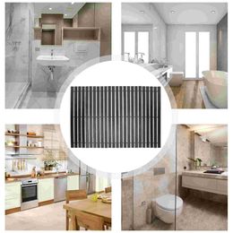 Bamboo Bath Mat Natural Style Bathroom Mats Tub Decorative Anti-slip Foot Pad for Floor Shower