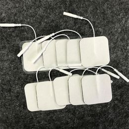 12 Pcs TENS Unit Pads Electrical Stimulator Muscle Massager Selfadhesive Replacement Electrode Pads for Pain Relief Pulse Massage2811555