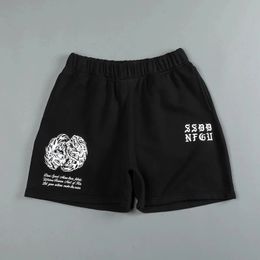 Gym Shorts Sport Fitness Shorts Running Men Summer Shorts Darc Wolves Casual Cotton Shorts Homme Sweatpants Male Clot 240412