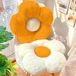 Pillow INS Flower Throw Pillows Ultra Soft Plush Stuffed Sofa Office Chair Bedroom Floor Pad Home Decor