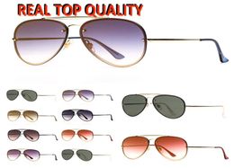 Mens Fashion Sunglasses Blaze Pilot Sunglasses Womens Sun Glasses Eyeware Des Lunettes De Soleil with top quality leather case3589105