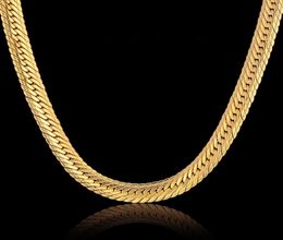 whole Vintage Long Gold Chain For Men Hip Hop Chain Necklace 8MM Gold Colour Thick Curb Necklaces Men039s Jewellery Colar Coll7818746