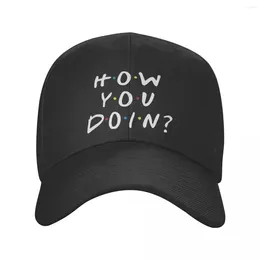 Ball Caps Custom Friends TV Show Funny Quote Baseball Cap Outdoor Men Women's Adjustable How You Doin Dad Hat Autumn Snapback