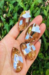 Chandelier Crystal 40pcs Prism 38mm Beads Coloured K9 Tear Drop Suncatchers Hanging For Wedding DecorationChandelier1205163