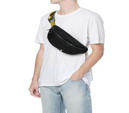 Mobile phone package Brand MINI Men off Yellow chest bag 2021ss canvas belt high white Shoulder Bag skateboard multi purpose satch3176474