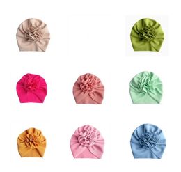 Free DHL 18 Colors Cute Big Bow Hairband Hats Baby Kids Toddler Elastic Caps Turban Head Wraps Bow-knot Hair Accessories 538 K23888129