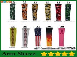 selling camo arm sleeve Sports wear arm sleeve Camo Compression baseball youth adult15114079