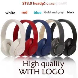 3 Headsets Wireless Headphones Earphones ST3.0 Bluetooth Noise Cancelling Beat Headphone Sports Headset Head Wireless Mic Headset Gamer Foldable Stereo ST.0