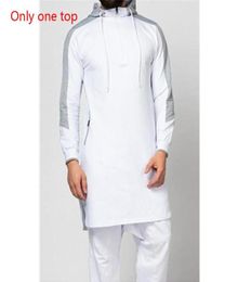 Men Jubba Thobe Muslim Arabic Islamic Clothing Abaya Dubai Kaftan Winter Long Sleeve Stitching Saudi Arabia Sweater Ethnic4302951