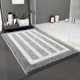 Carpets Modern Minimalist Bathroom Mat Water Absorbing And Anti Slip Household Carpet Thickened Entrance Bathtub Floor Decoration Door