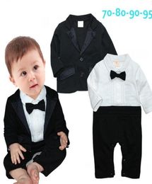 Baby Blazer Suit for Boys Gentlemen Cotton Baby Boy Clothes Set Long Sleeved Romper Jumpsuits and Jacket Infants8465274