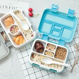 Dinnerware Portable Lunch Box Bento Free Picnic Container For Kids Sealed Salad Outdoor Camping Tableware