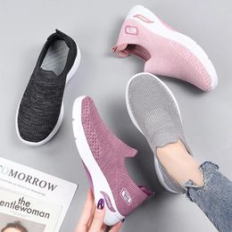 Casual Shoes Fashion Unisex Sneakers Women Breathable Mesh Walking Lover Spring Summer Tenis Feminino Soft Flat