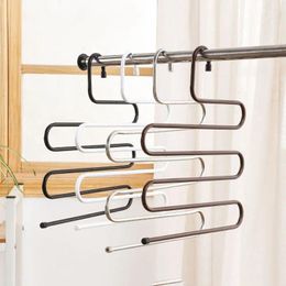 Hangers 5 Layers Stainless Steel Clothes S Shape Multilayer Cloth Hanger