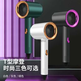 Electric Hair Dryer Household hair dryer salon high-power blue light hot and cold air student dormitory gift H240412 WP3H
