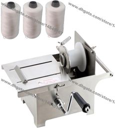 32mm 42mm Stainless Steel Hand Rolling Sausage Stuffer Machine Sausage Tying Machine Sausage Knotting Machine with 3pcs Twine9014886