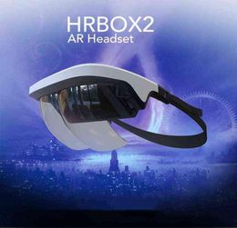 AR Headset Smart AR Glasses 3D Video Augmented Reality VR Headset Glasses for iPhone Android 3D Videos and Games H2204222555963