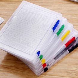 4 Pcs File Storage Box Folder Organiser Case for Office Document Holder Plastic School
