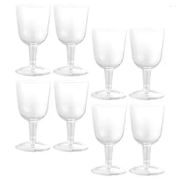 Disposable Cups Straws 8 Pcs Whiskey Tumblers Drinking Cup Plastic Beer Mug Glitter Champagne Glasses Cocktail Practical