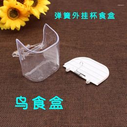 Other Bird Supplies 2pcs/lot Cup With Splash Proof And External Box Can Prevent Plane Budgerigar Peony